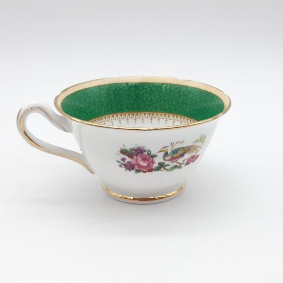 Green Tea Cup and Saucer Ye Old English by Jackson and Gosling -Grosvenor - Picture 5 of 11